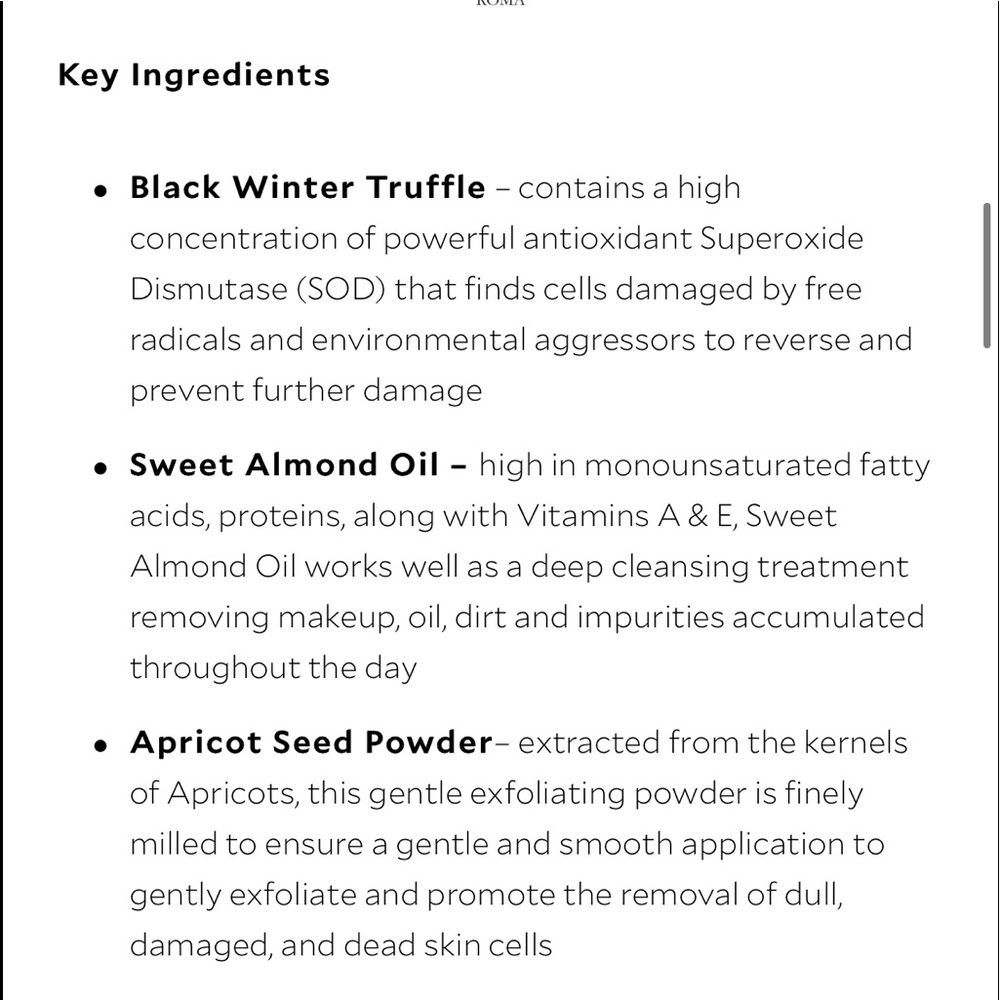 TRUFFLE Therapy Face Gommage Skin & Co Roma Peeling Dermabrasion Exfoliating - Picture 6 of 9